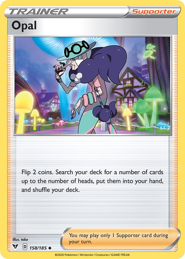 Opal 158/203 — Vivid Voltage (English Pokémon TCG card)