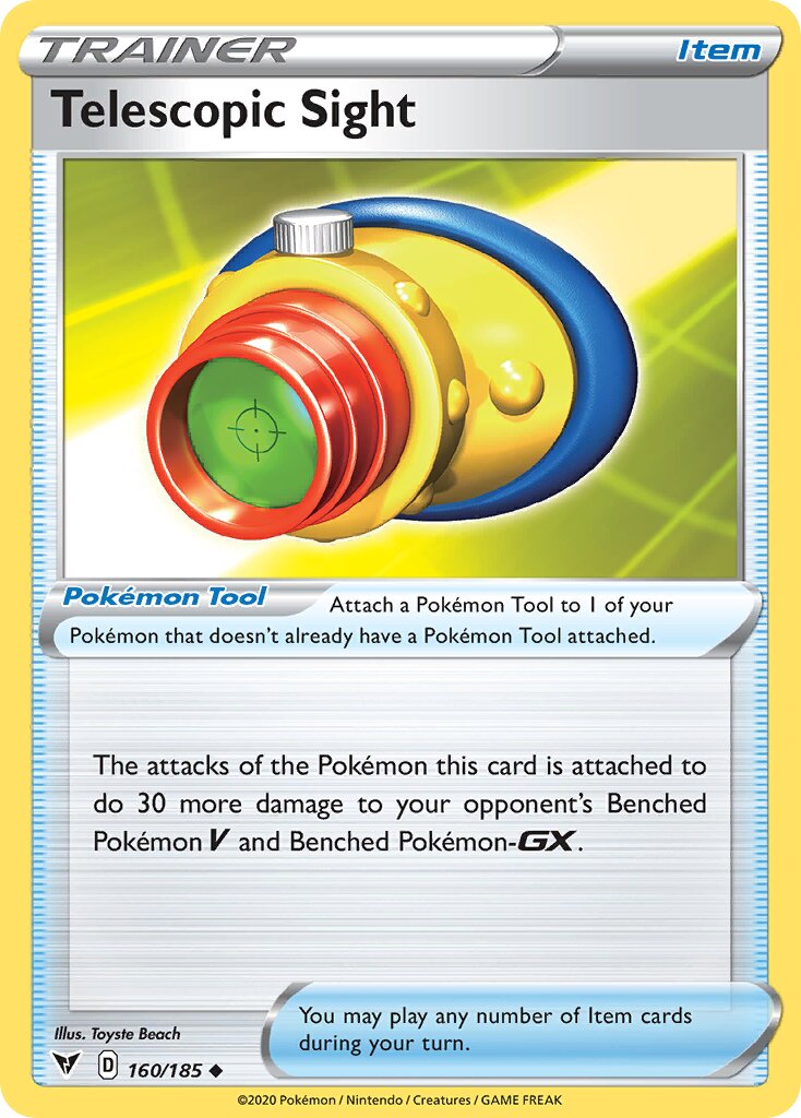 Telescopic Sight 160/203 — Vivid Voltage (English Pokémon TCG card)