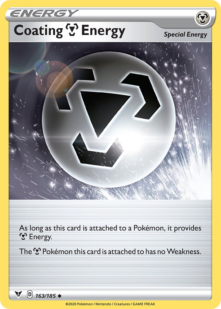 Coating Metal Energy 163/203 — Vivid Voltage (English Pokémon TCG card)