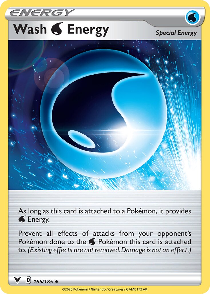 Wash Water Energy 165/203 — Vivid Voltage (English Pokémon TCG card)