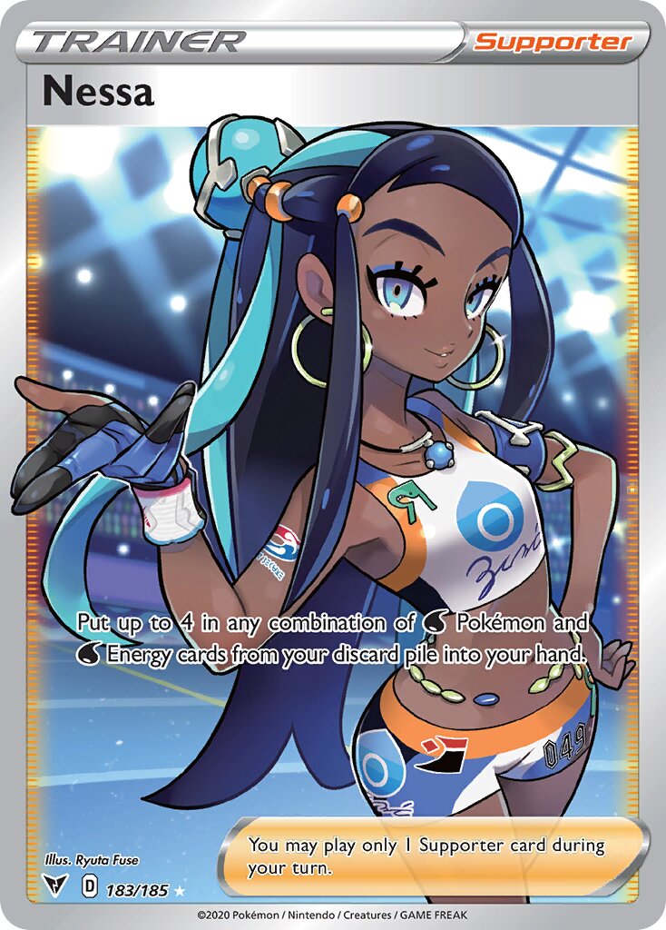 Nessa 183/203 — Vivid Voltage (English Pokémon TCG card)