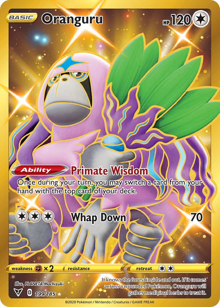 Oranguru 199/203 — Vivid Voltage (English Pokémon TCG card)