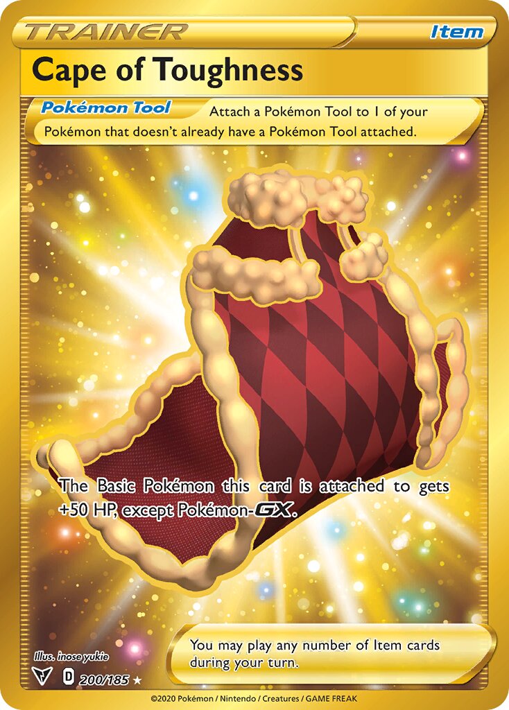 Cape of Toughness 200/203 — Vivid Voltage (English Pokémon TCG card)