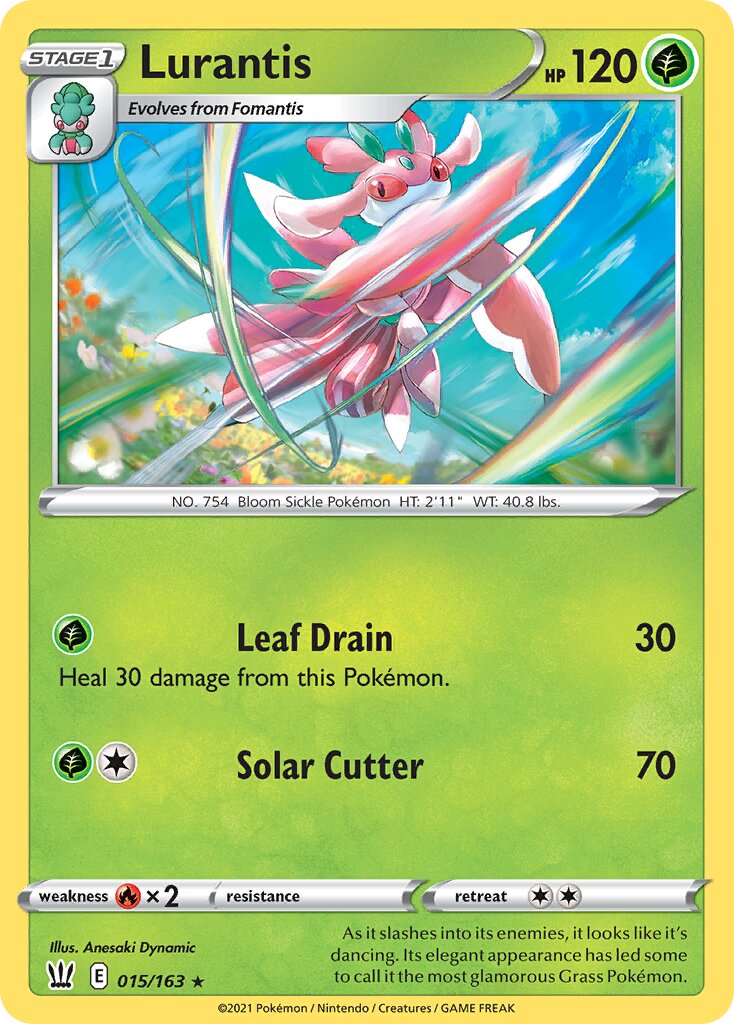 Lurantis 015/183 — Battle Styles (English Pokémon TCG card)