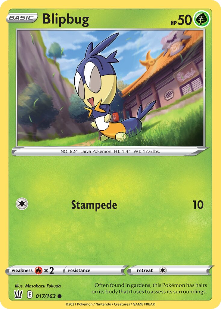 Blipbug 017/183 — Battle Styles (English Pokémon TCG card)