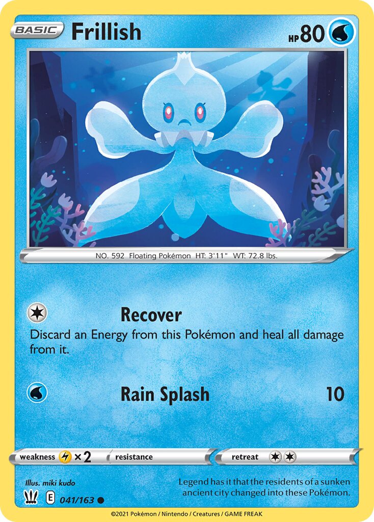Frillish 041/183 — Battle Styles (English Pokémon TCG card)