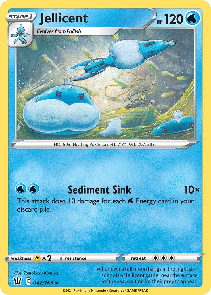 Jellicent 042/183 — Battle Styles (English Pokémon TCG card)
