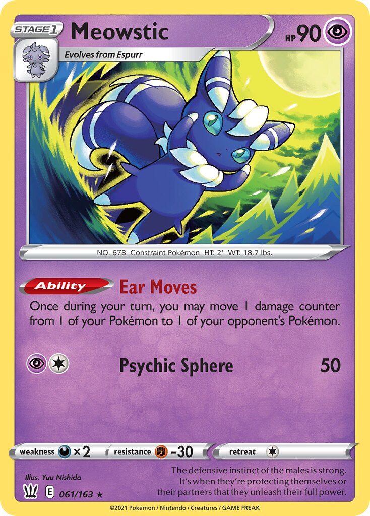 Meowstic 061/183 — Battle Styles (English Pokémon TCG card)