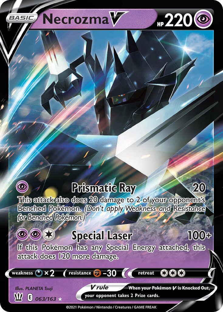 Necrozma V 063/183 — Battle Styles (English Pokémon TCG card)