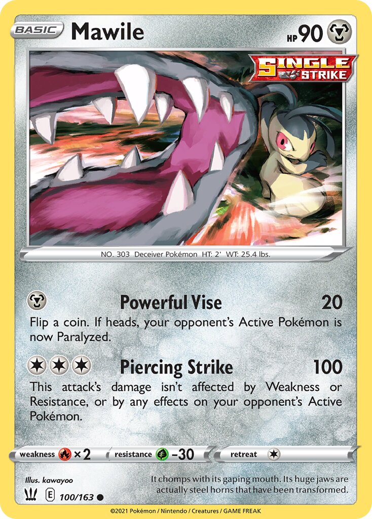 Mawile 100/183 — Battle Styles (English Pokémon TCG card)