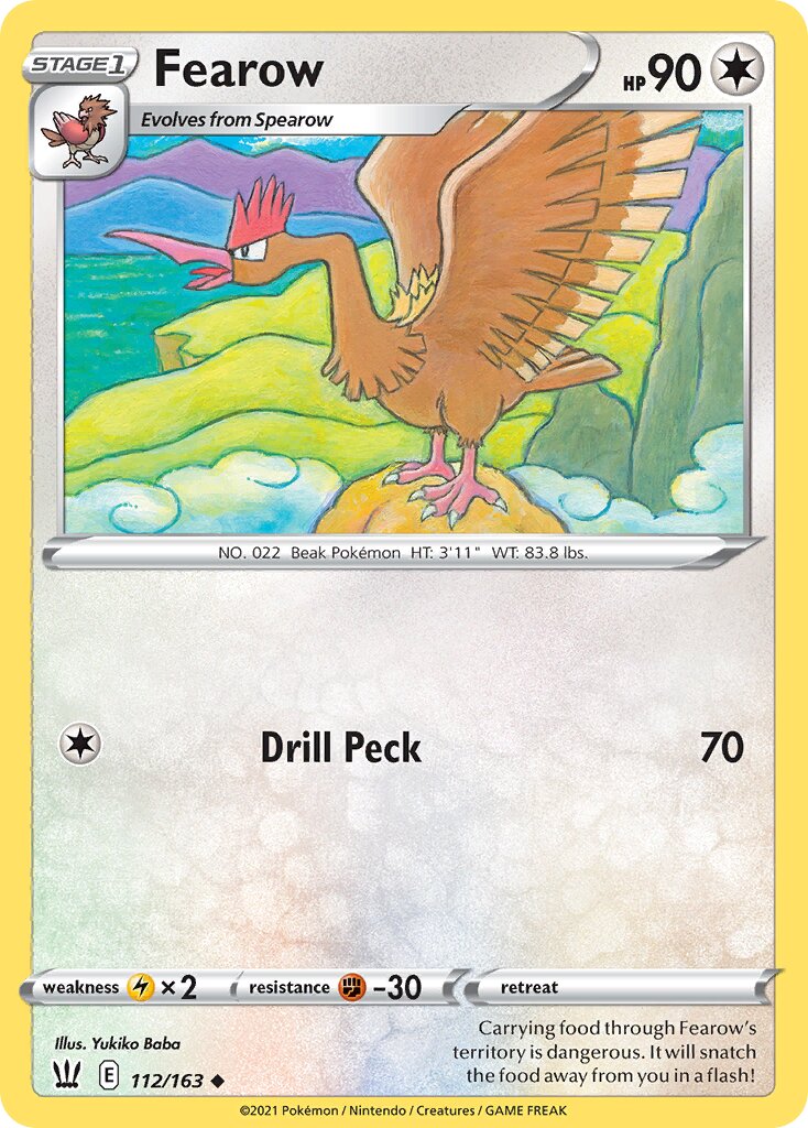 Fearow 112/183 — Battle Styles (English Pokémon TCG card)