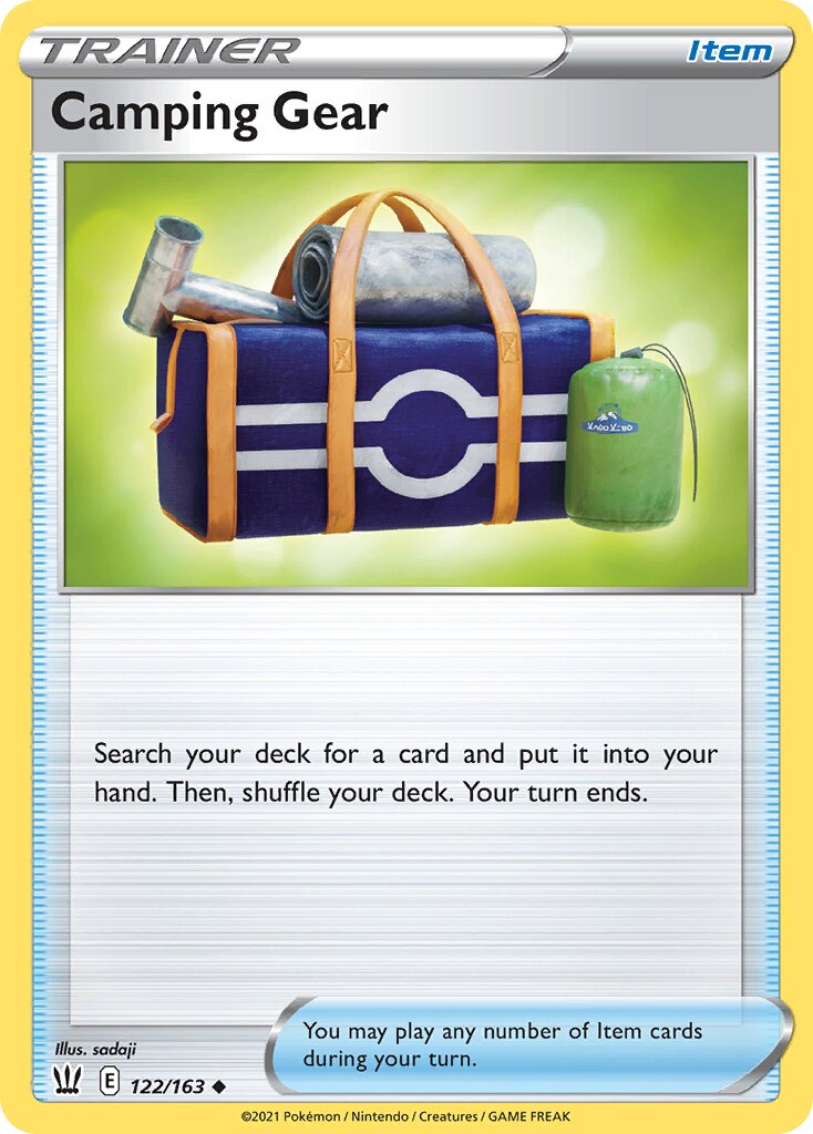 Camping Gear 122/183 — Battle Styles (English Pokémon TCG card)