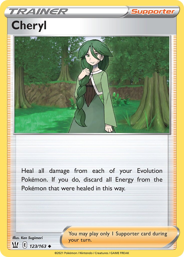Cheryl 123/183 — Battle Styles (English Pokémon TCG card)
