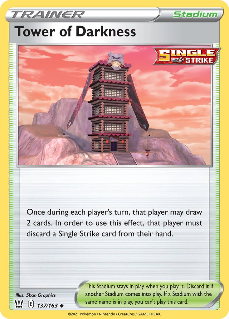 Tower of Darkness 137/183 — Battle Styles (English Pokémon TCG card)