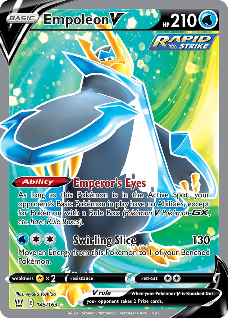 Empoleon V 145/183 — Battle Styles (English Pokémon TCG card)