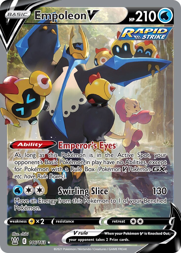 Empoleon V 146/183 — Battle Styles (English Pokémon TCG card)
