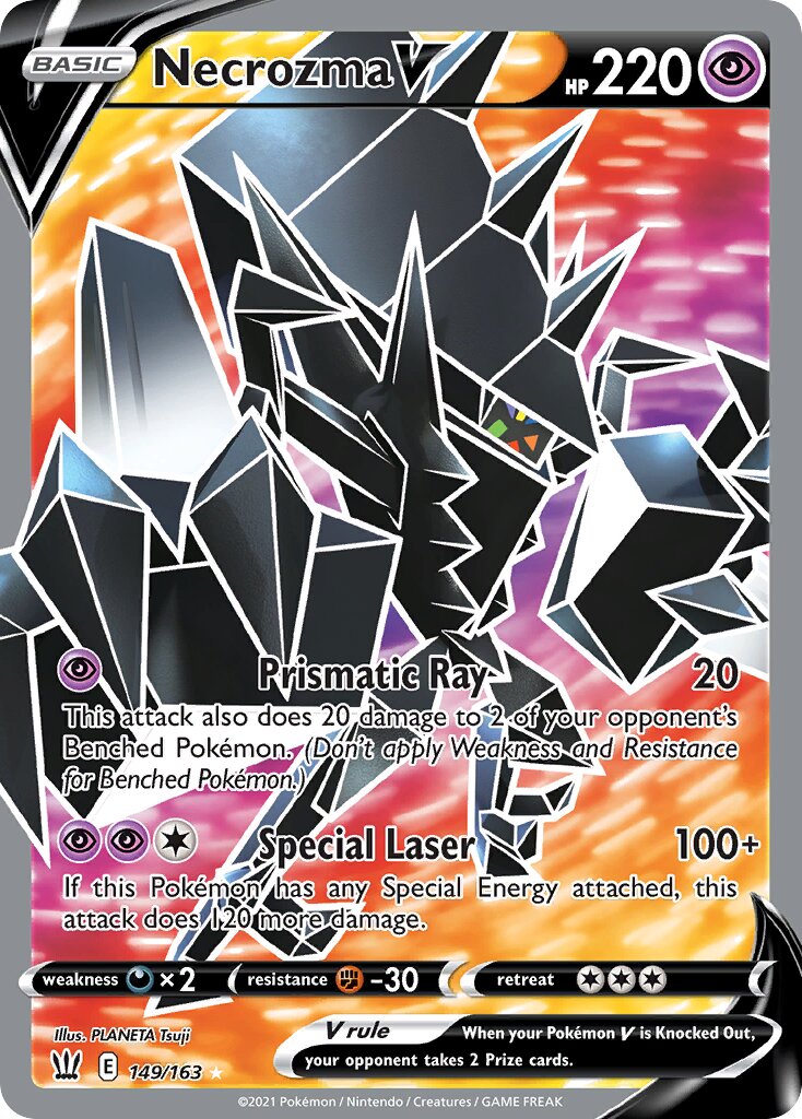 Necrozma V 149/183 — Battle Styles (English Pokémon TCG card)