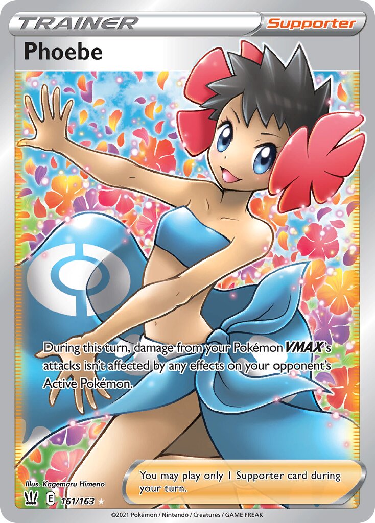 Phoebe 161/183 — Battle Styles (English Pokémon TCG card)