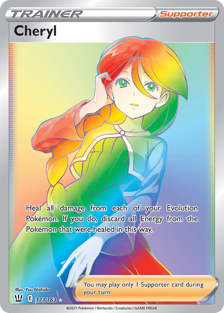 Cheryl 173/183 — Battle Styles (English Pokémon TCG card)