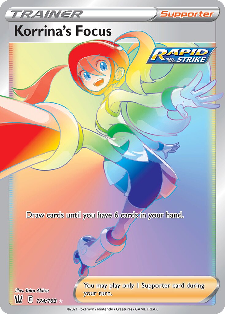 Korrina's Focus 174/183 — Battle Styles (English Pokémon TCG card)