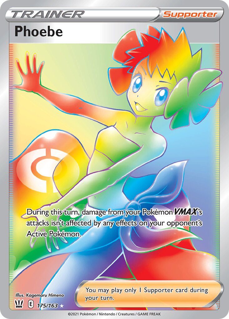 Phoebe 175/183 — Battle Styles (English Pokémon TCG card)