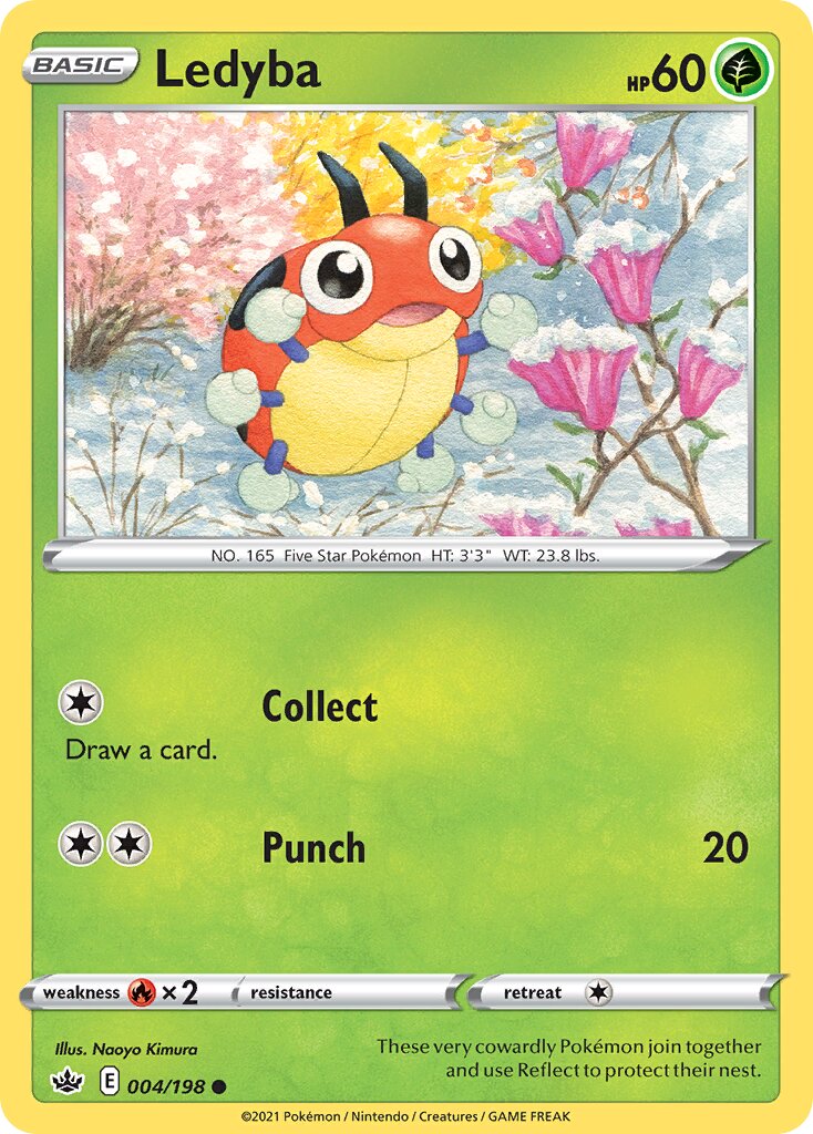 Ledyba 004/233 — Chilling Reign (English Pokémon TCG card)