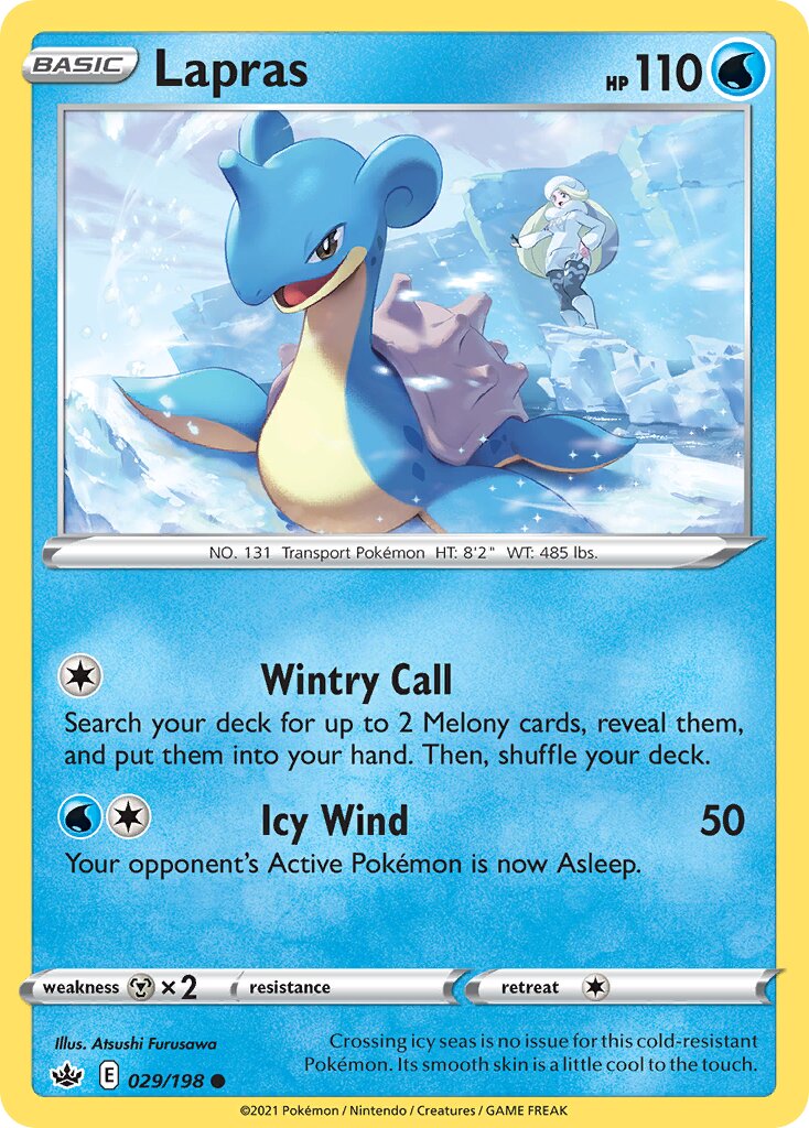 Lapras 029/233 — Chilling Reign (English Pokémon TCG card)
