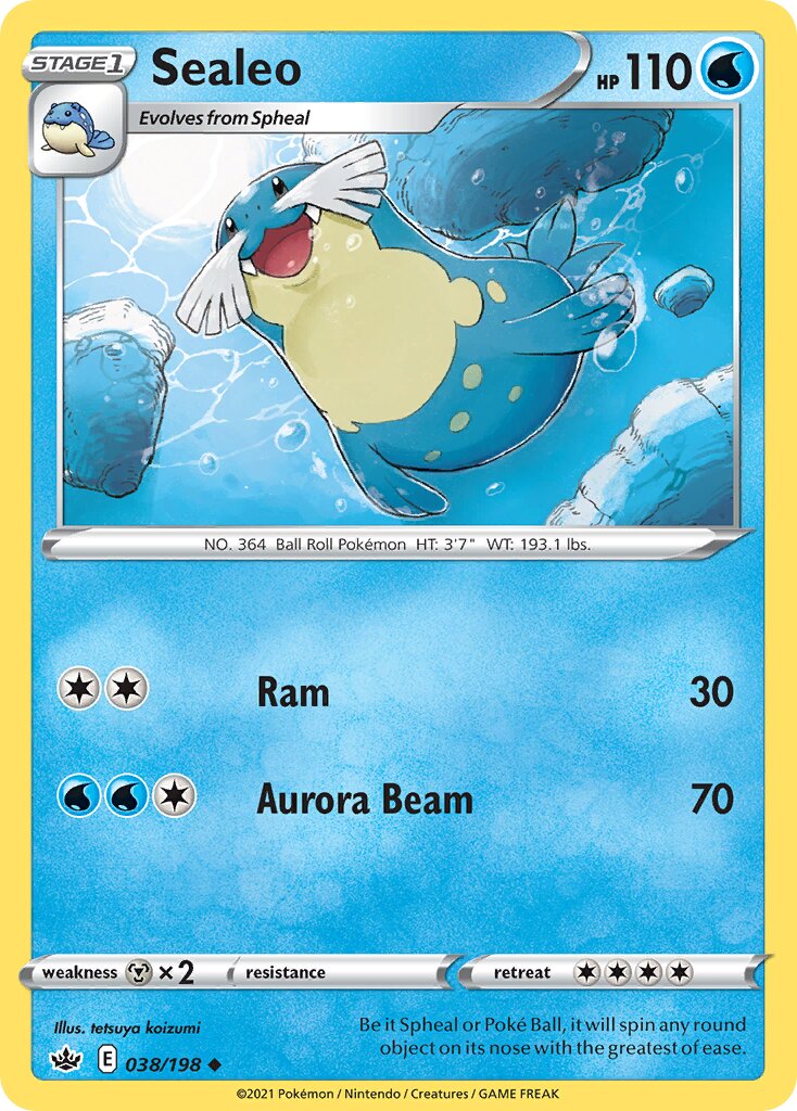 Sealeo 038/233 — Chilling Reign (English Pokémon TCG card)