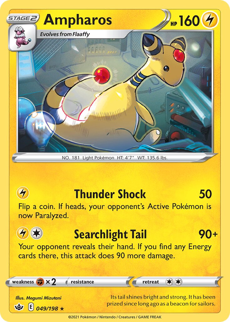Ampharos 049/233 — Chilling Reign (English Pokémon TCG card)