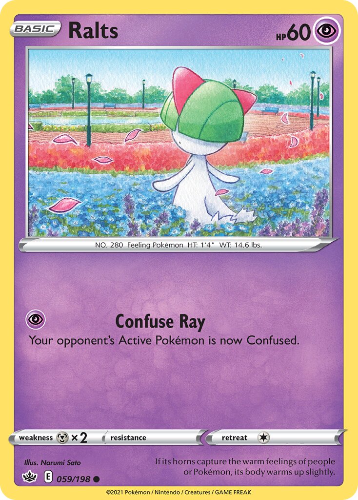 Ralts 059/233 — Chilling Reign (English Pokémon TCG card)