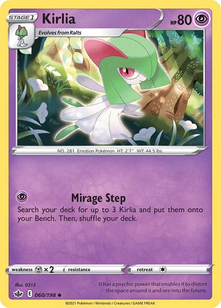 Kirlia 060/233 — Chilling Reign (English Pokémon TCG card)