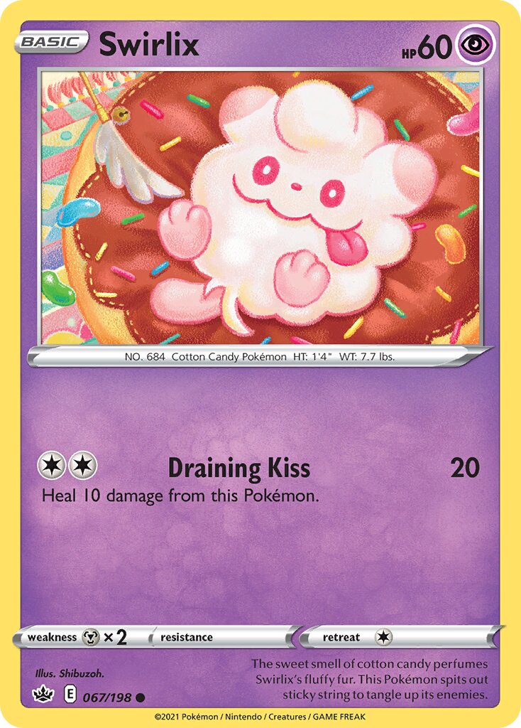 Swirlix 067/233 — Chilling Reign (English Pokémon TCG card)