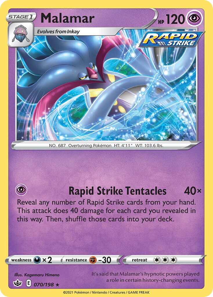 Malamar 070/233 — Chilling Reign (English Pokémon TCG card)