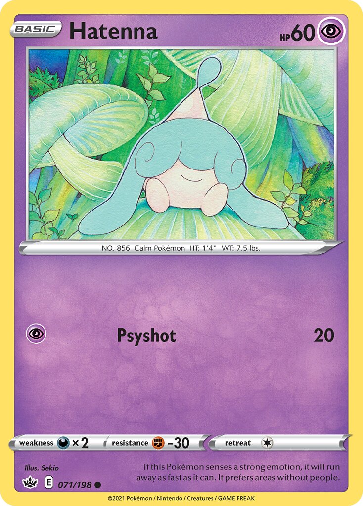 Hatenna 071/233 — Chilling Reign (English Pokémon TCG card)