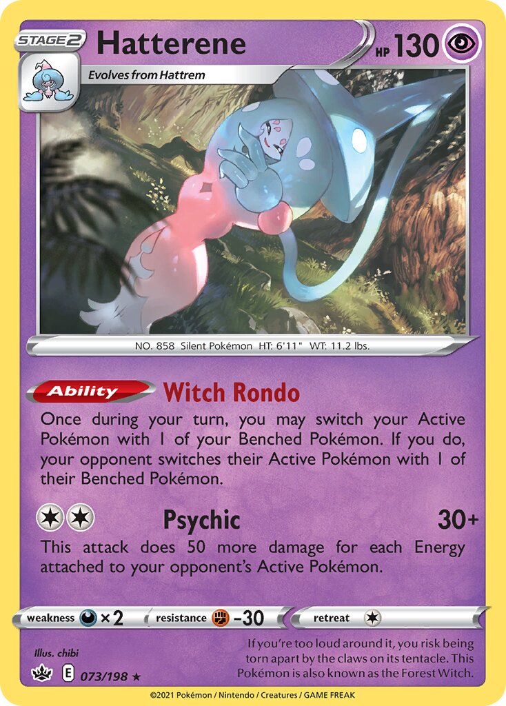 Hatterene 073/233 — Chilling Reign (English Pokémon TCG card)