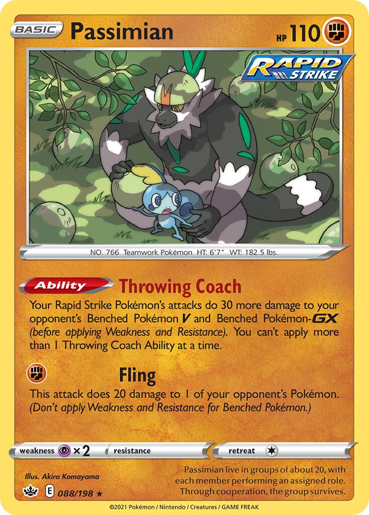 Passimian 088/233 — Chilling Reign (English Pokémon TCG card)
