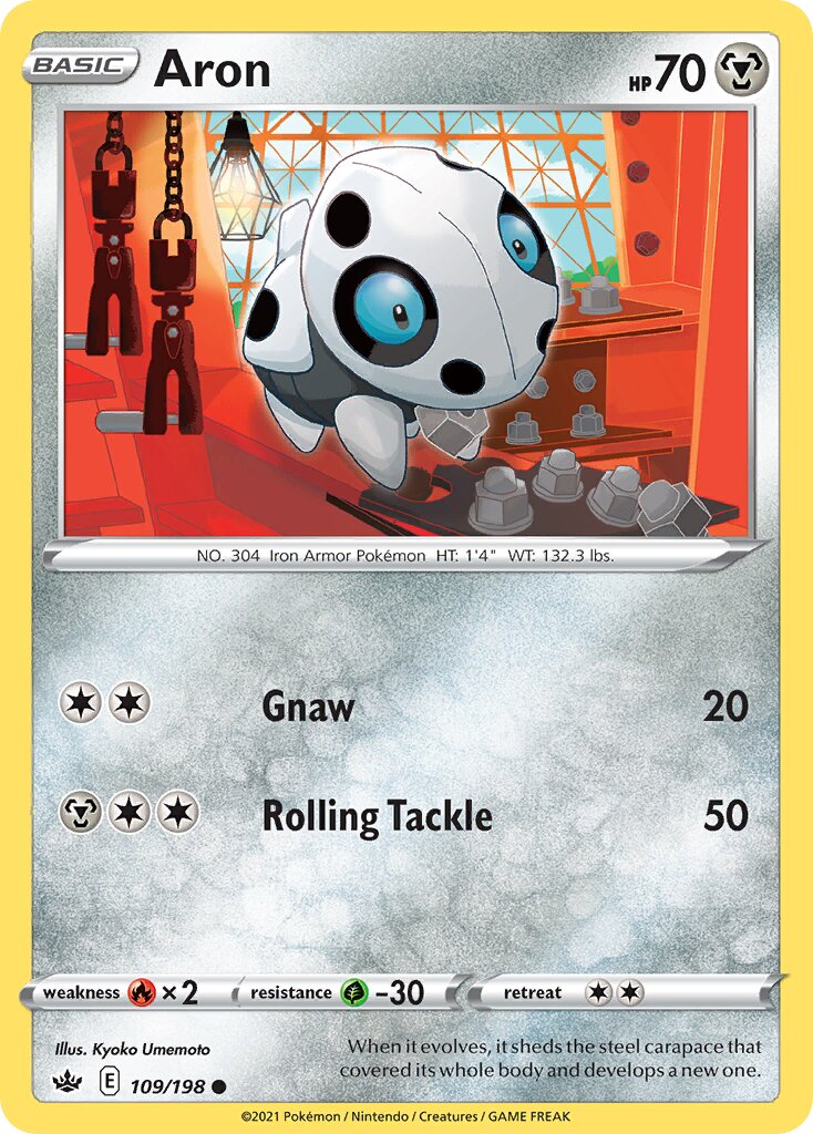 Aron 109/233 — Chilling Reign (English Pokémon TCG card)