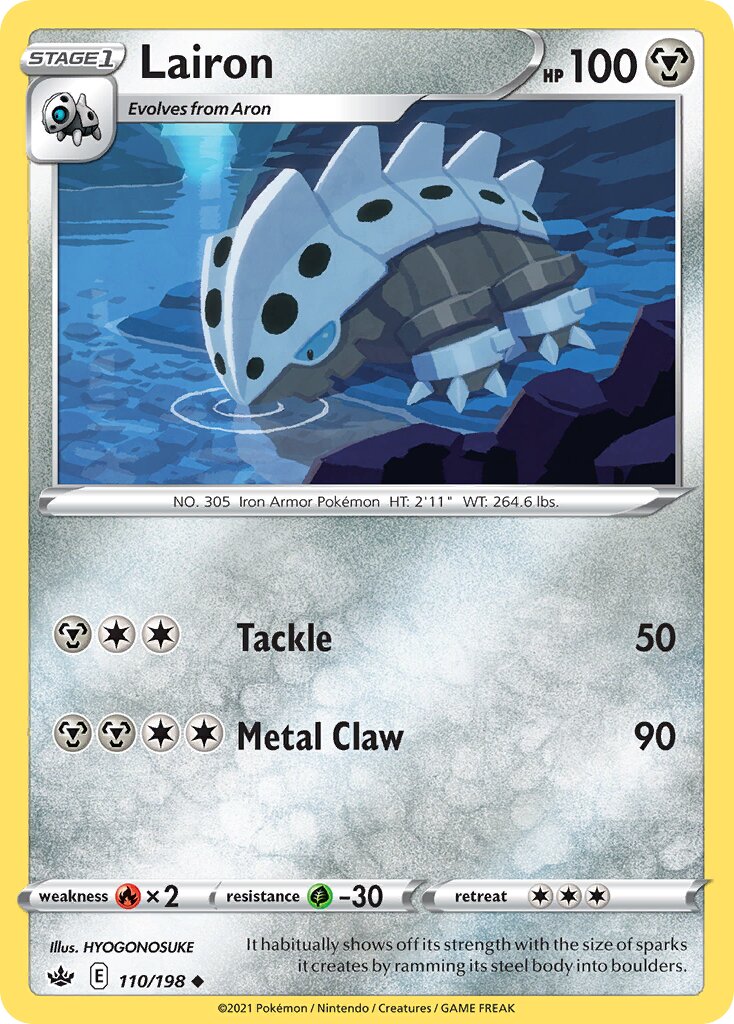 Lairon 110/233 — Chilling Reign (English Pokémon TCG card)