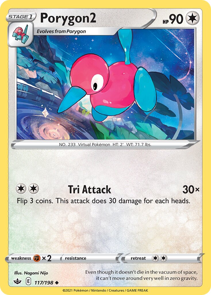 Porygon2 117/233 — Chilling Reign (English Pokémon TCG card)