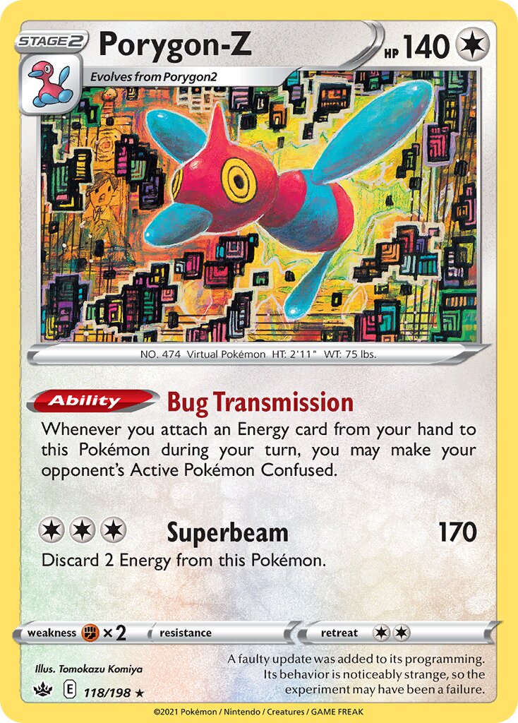 Porygon-Z 118/233 — Chilling Reign (English Pokémon TCG card)