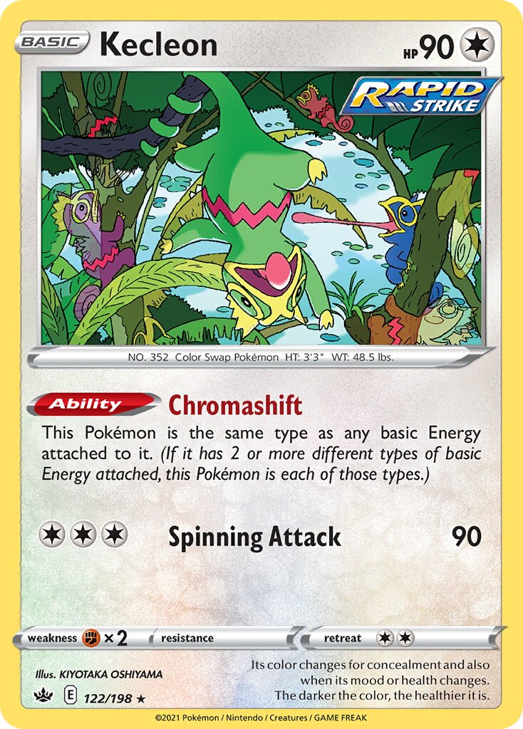 Kecleon 122/233 — Chilling Reign (English Pokémon TCG card)