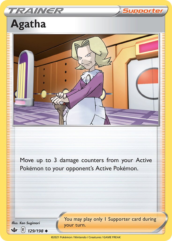 Agatha 129/233 — Chilling Reign (English Pokémon TCG card)
