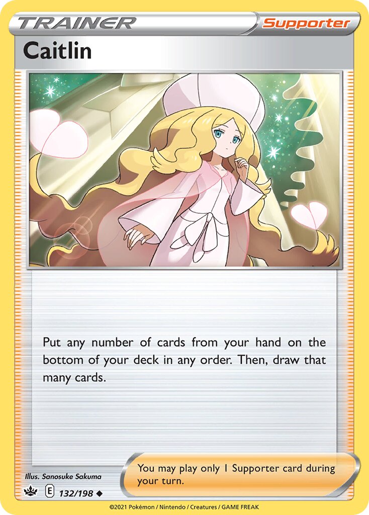 Caitlin 132/233 — Chilling Reign (English Pokémon TCG card)