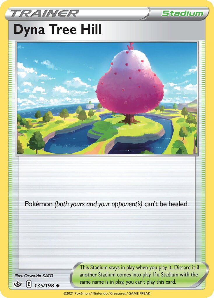 Dyna Tree Hill 135/233 — Chilling Reign (English Pokémon TCG card)