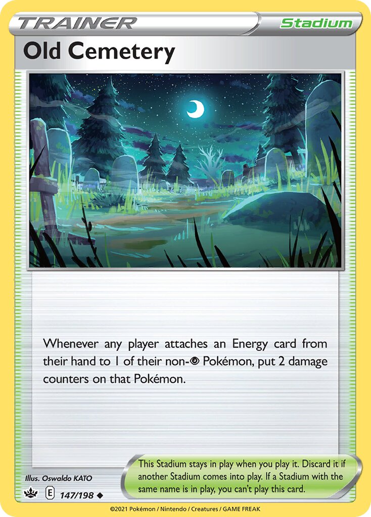 Old Cemetery 147/233 — Chilling Reign (English Pokémon TCG card)