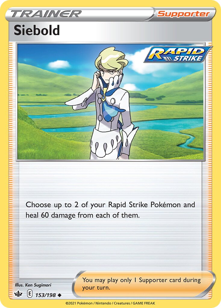 Siebold 153/233 — Chilling Reign (English Pokémon TCG card)