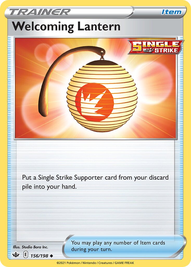 Welcoming Lantern 156/233 — Chilling Reign (English Pokémon TCG card)
