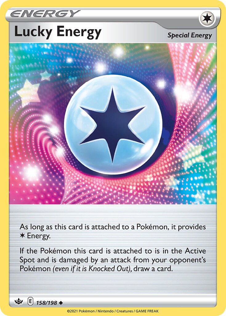 Lucky Energy 158/233 — Chilling Reign (English Pokémon TCG card)