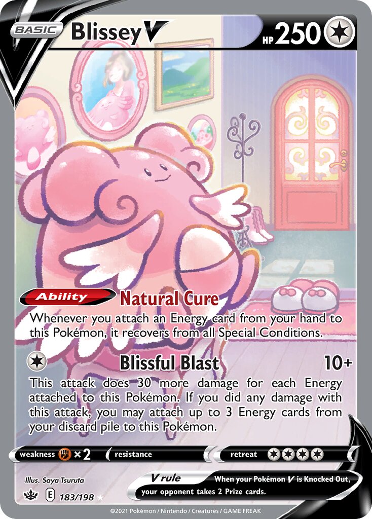 Blissey V 183/233 — Chilling Reign (English Pokémon TCG card)