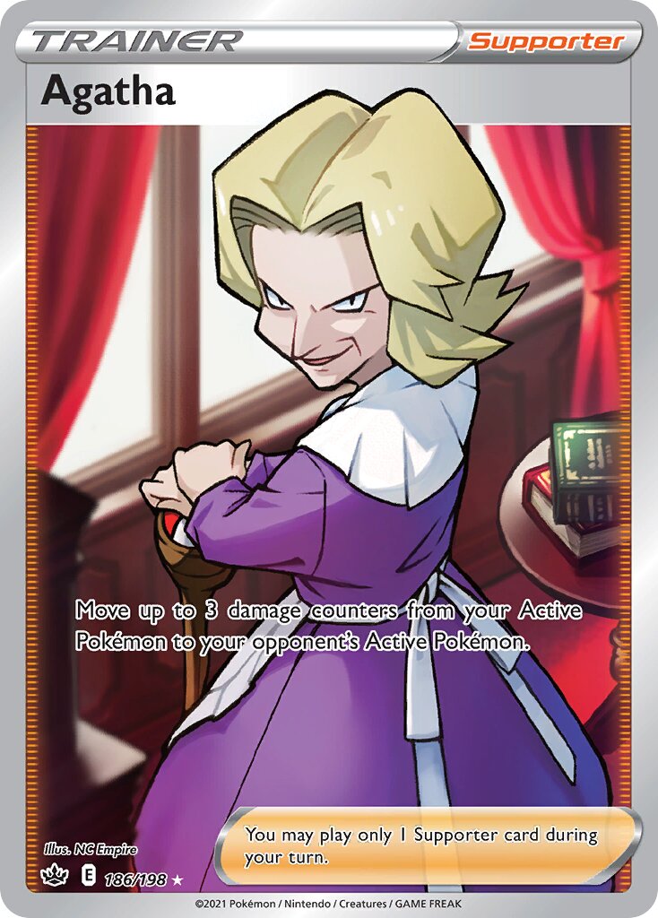 Agatha 186/233 — Chilling Reign (English Pokémon TCG card)